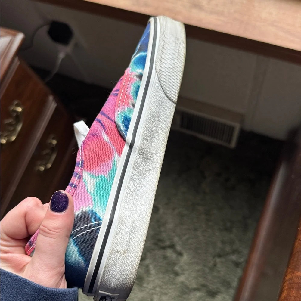 Tie-Dye Vans W6.5 M5 - Picture 5 of 11